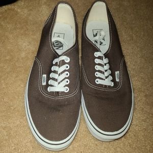 Brown Authentic Vans